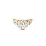 Estelle 1.56ct East Wet Oval Diamond Ring