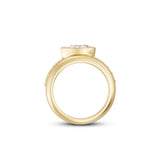 Margot 1.21ct East West Pear Diamond Ring