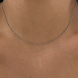 Cable Chain Necklace with Bolt Clasp