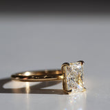 Carrie | 1.51 Radiant Diamond Solitaire Engagement Ring Lab Grown