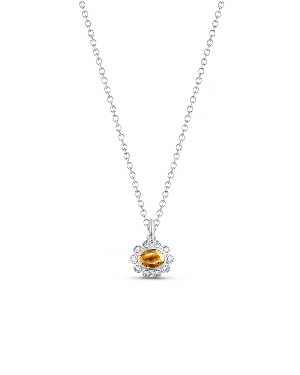 Ophelia Pendant - Citrine