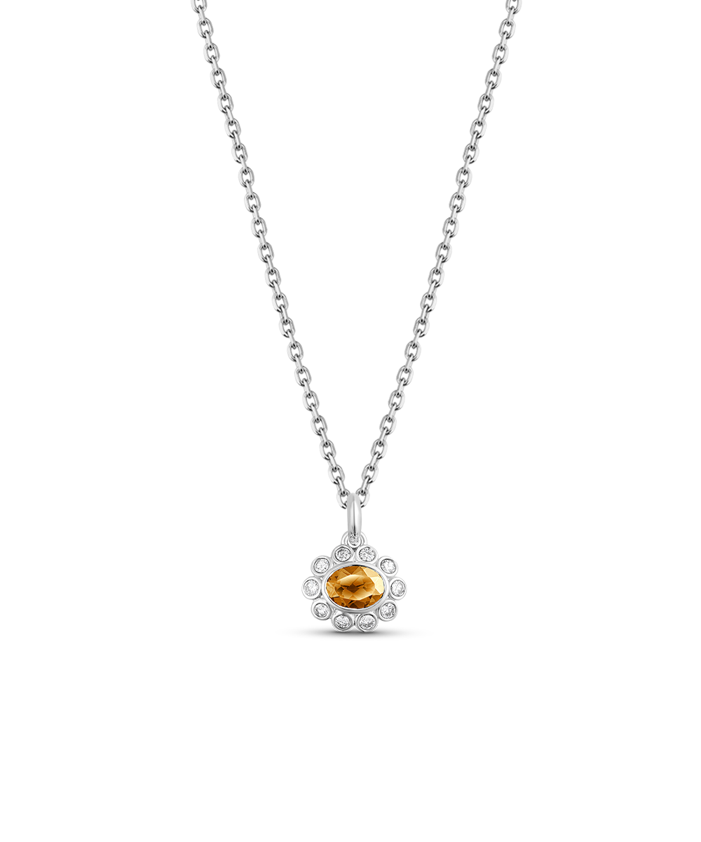 Ophelia Pendant - Citrine