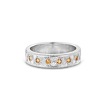 Beatrice Hand Engraved Band classajewellers