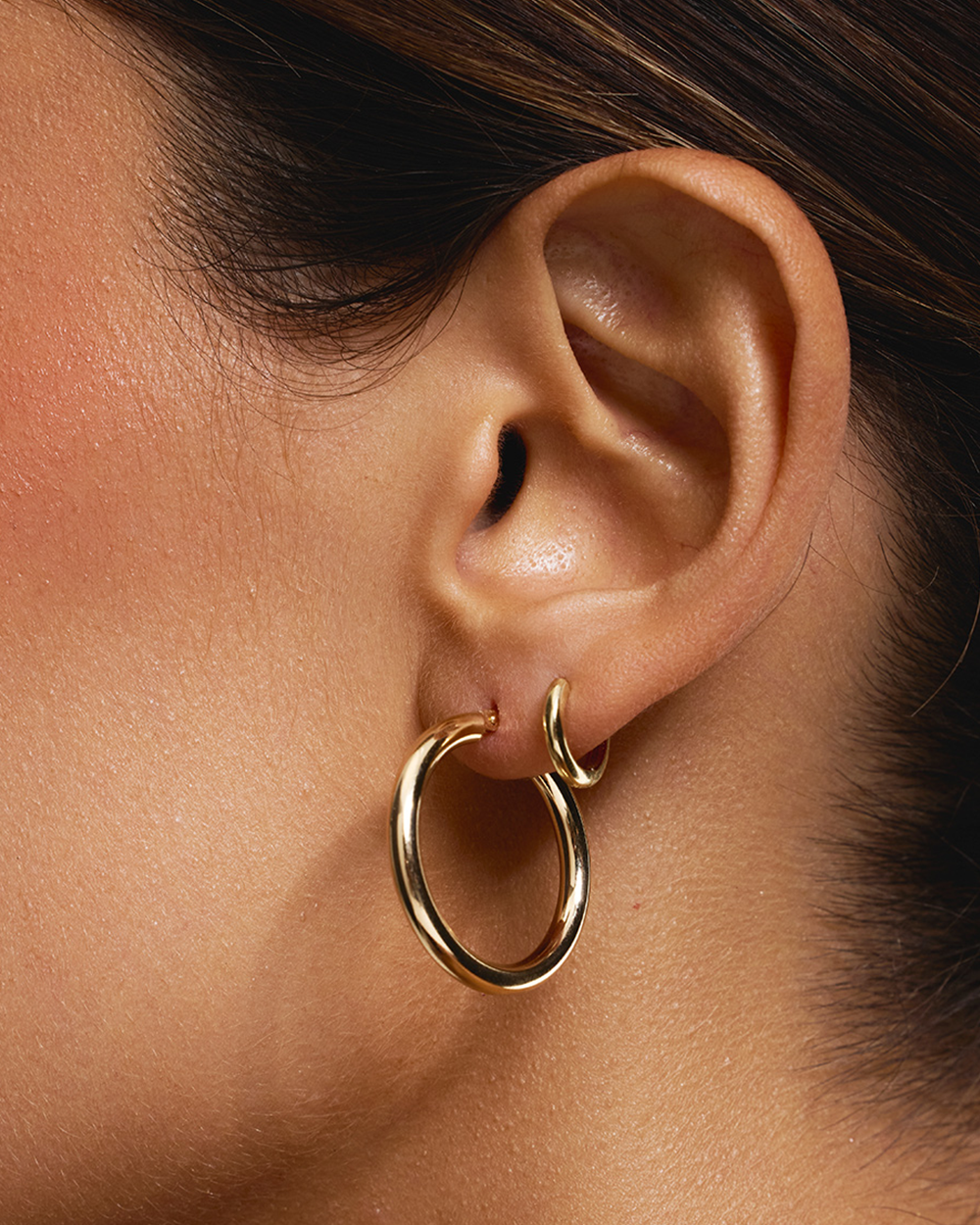 Tube Hoop Earring