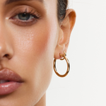 Tube Hoop Earring