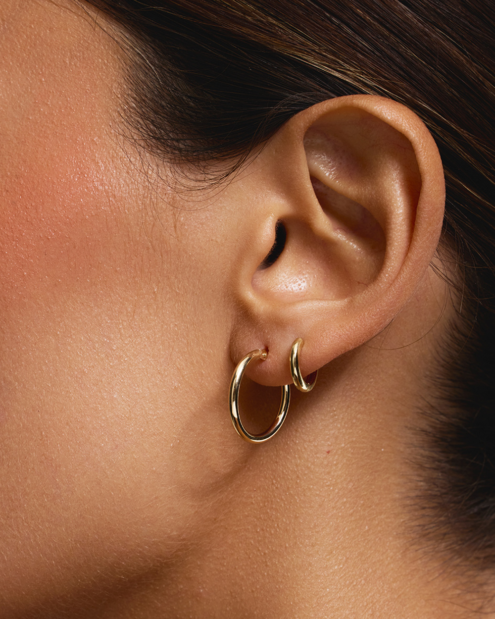 Tube Hoop Earring
