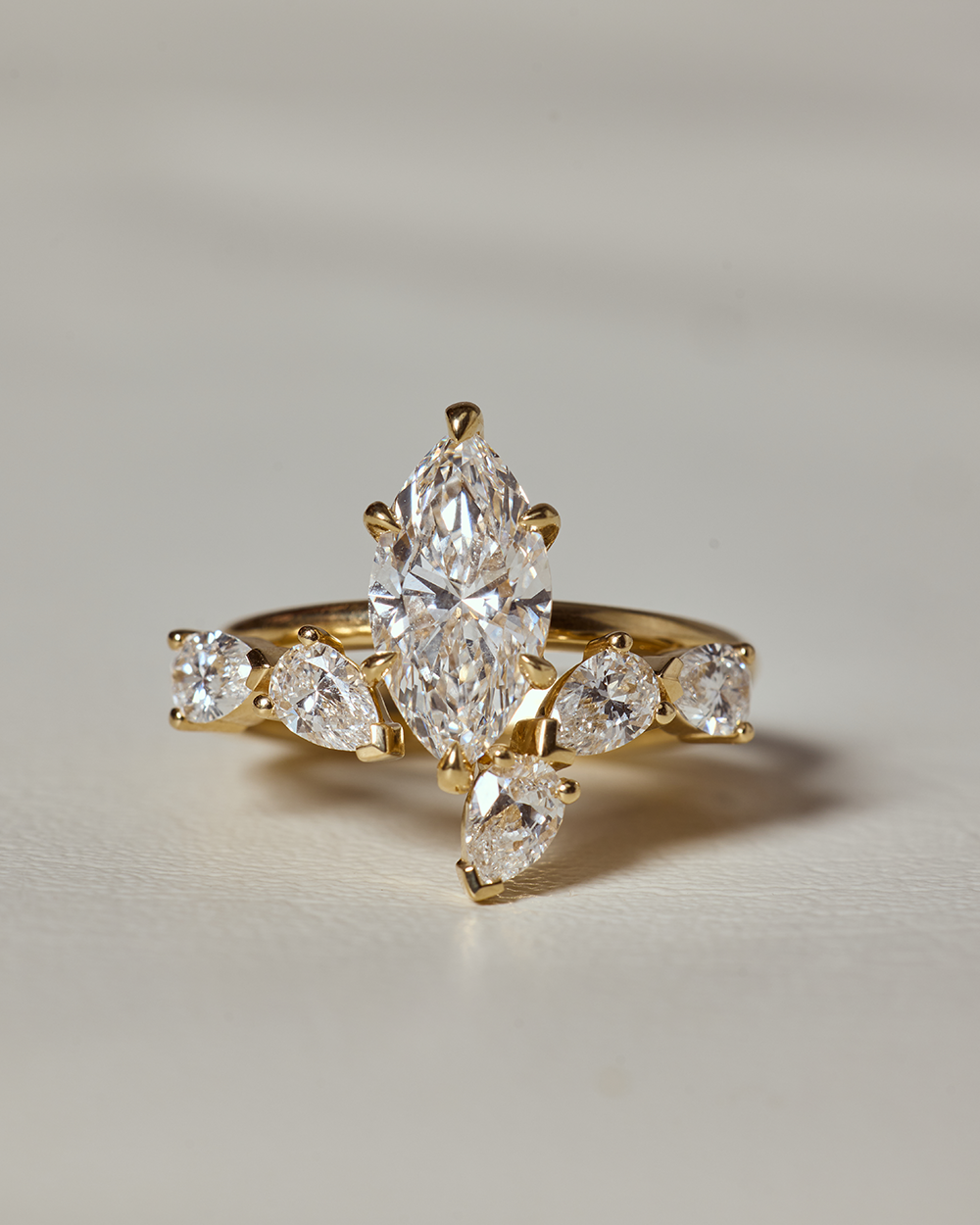 Monique 3.01ct Marquise Diamond Solitaire Engagement Ring