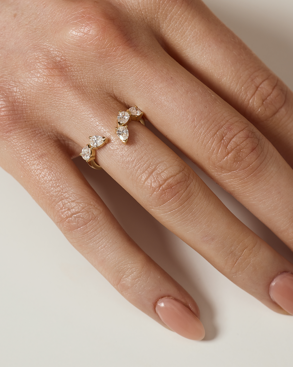 Ines Pear Diamond Wrap