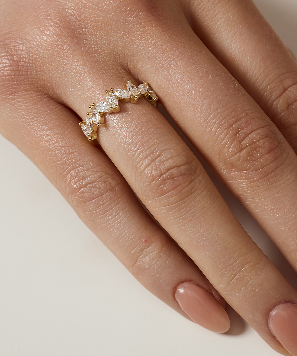 Odette Marquise Diamond Band
