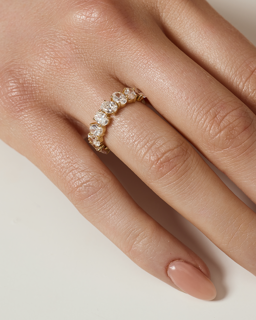 Odette Oval Diamond Band