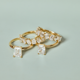 Odette Emerald Diamond Band
