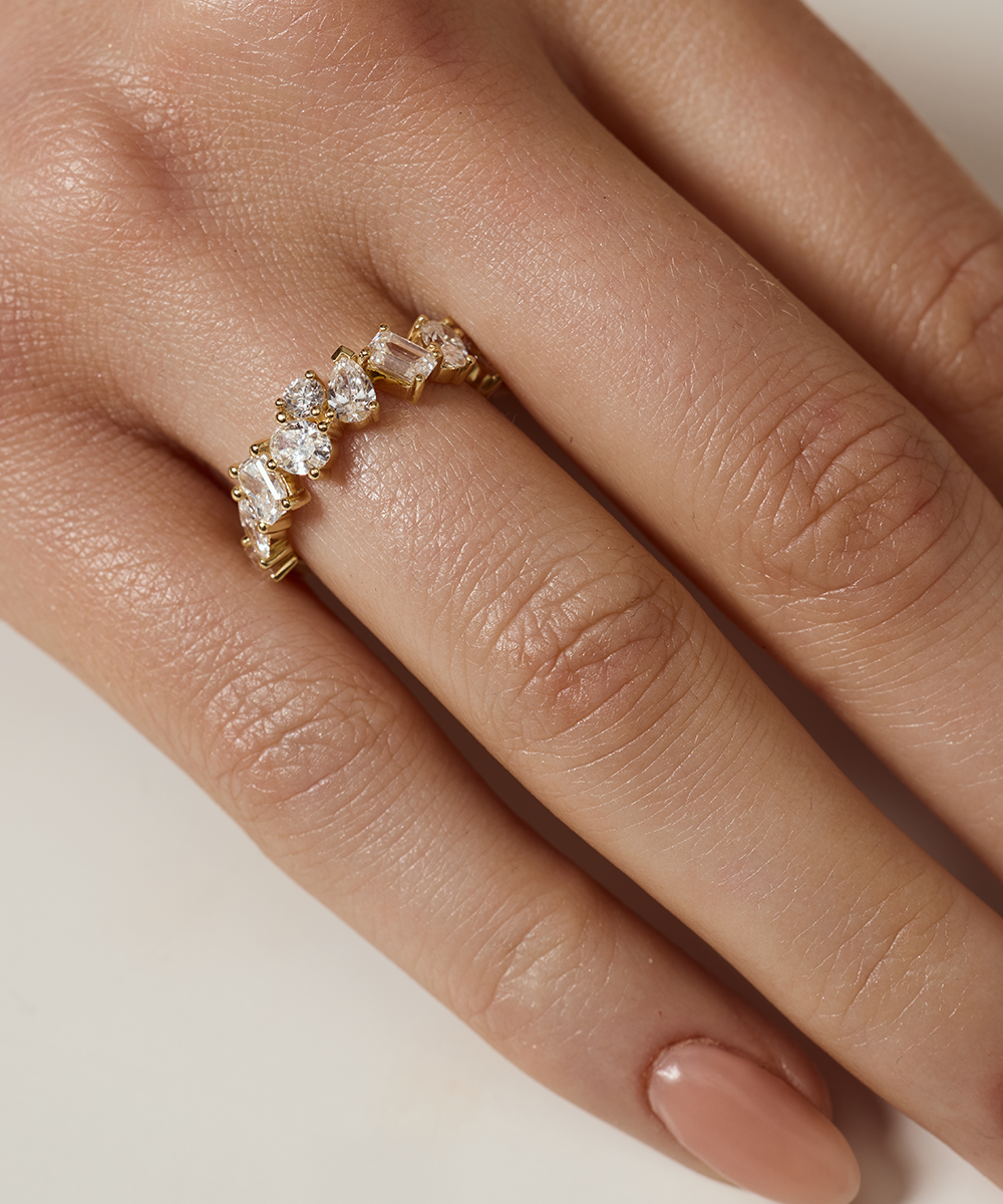 Seren Multicut Diamond Band
