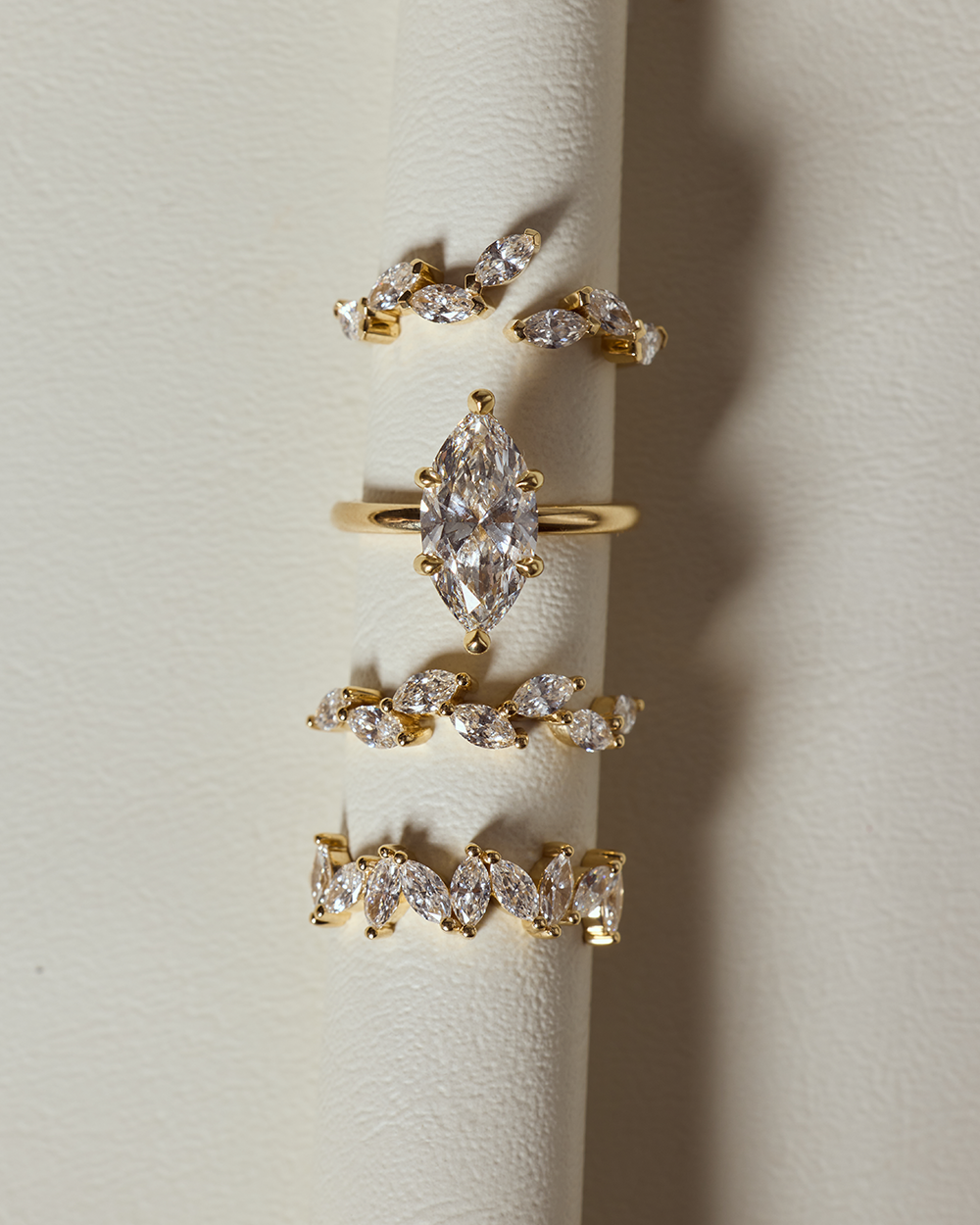 Colette Marquise Diamond Wrap Ring