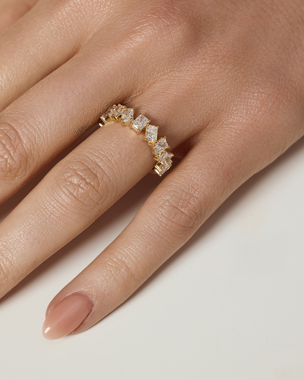 Odette Radiant Diamond Band