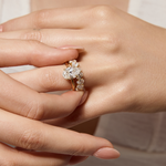Odette Oval Diamond Band