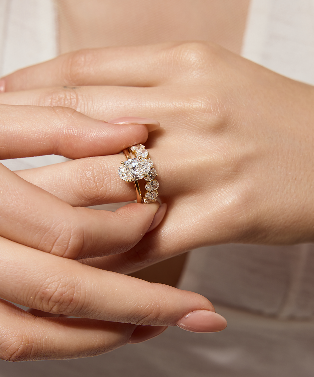 Grace 3.06ct Oval Diamond Solitaire Engagement Ring