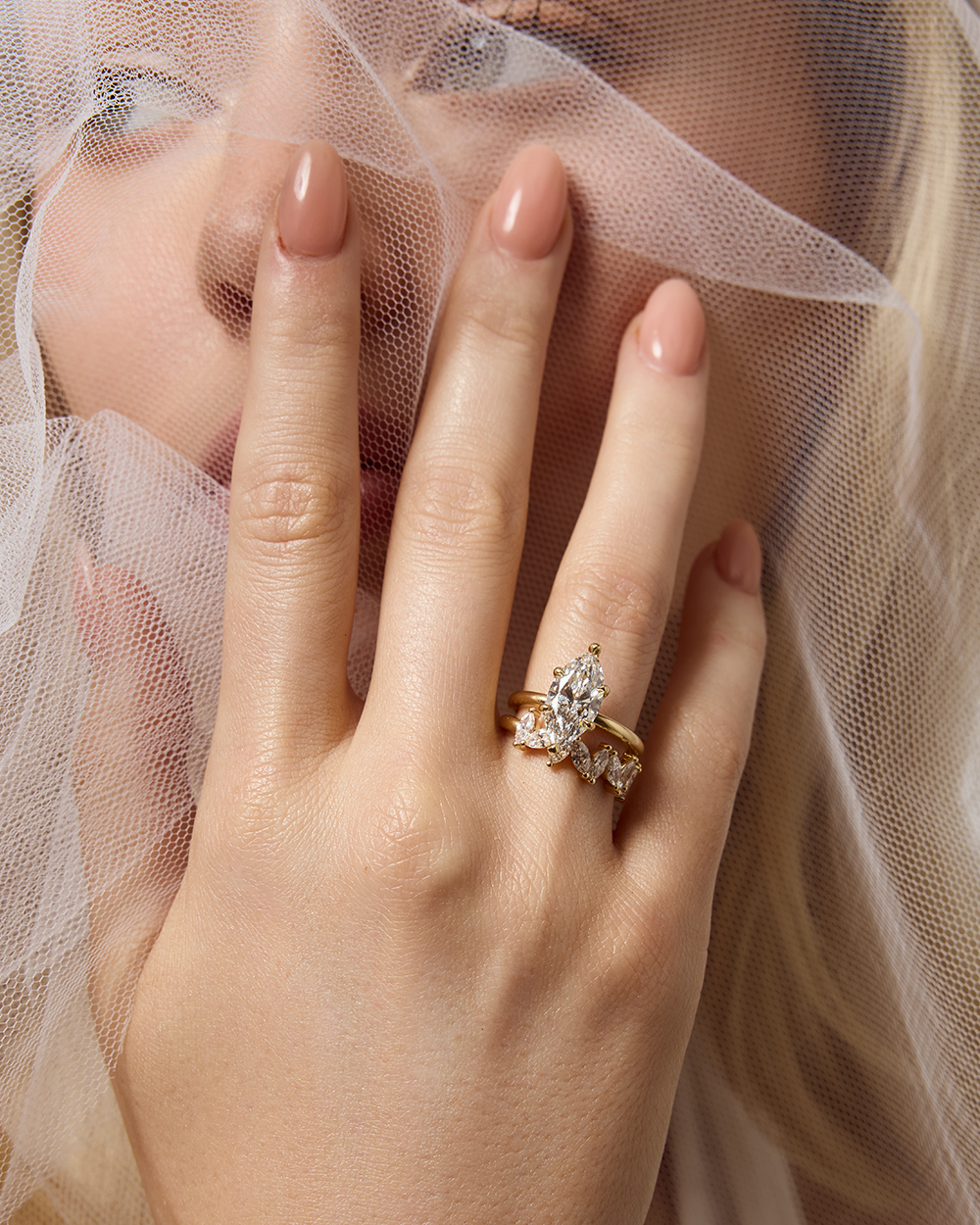 Odette Marquise Diamond Band