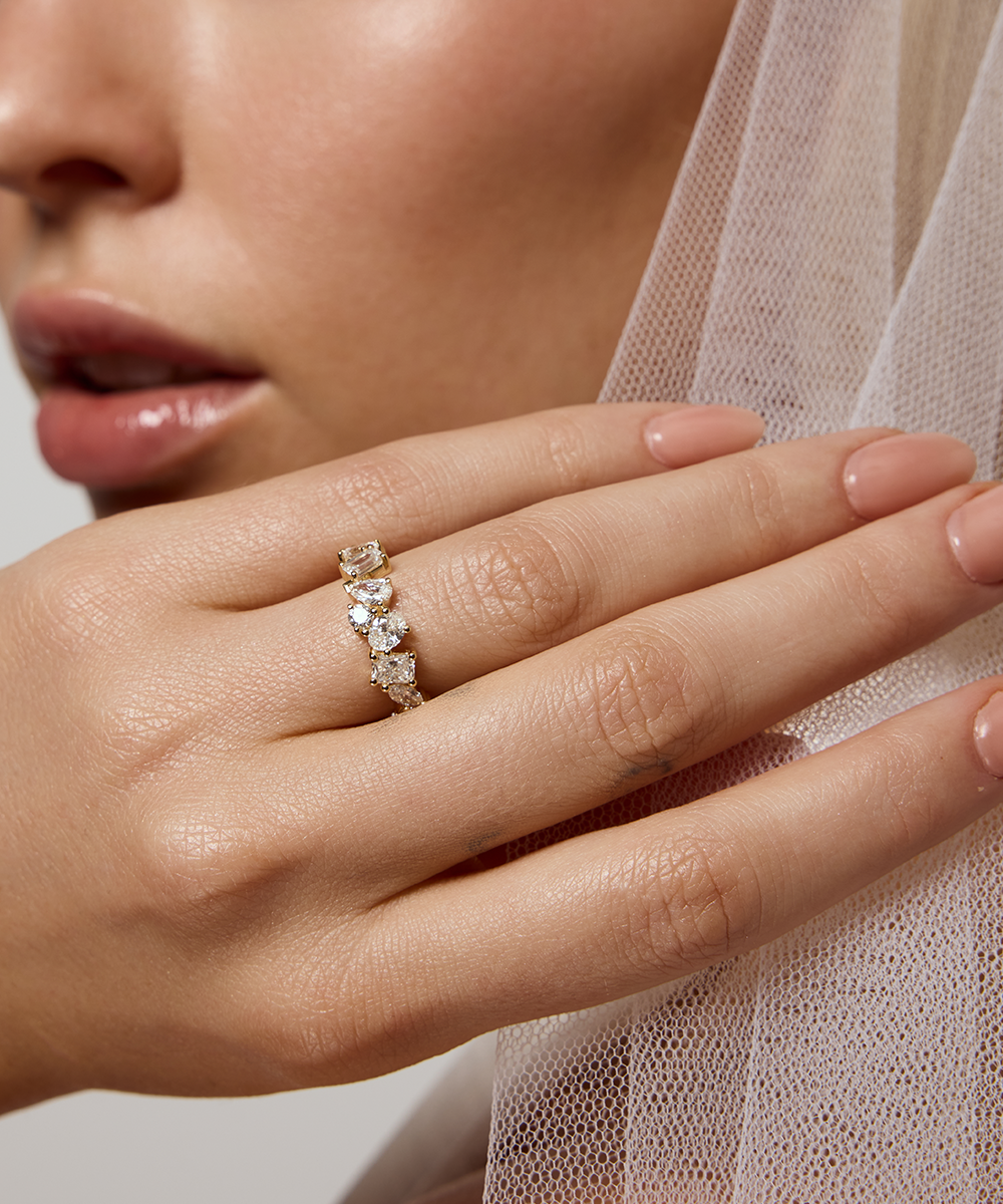 Seren Multicut Diamond Band