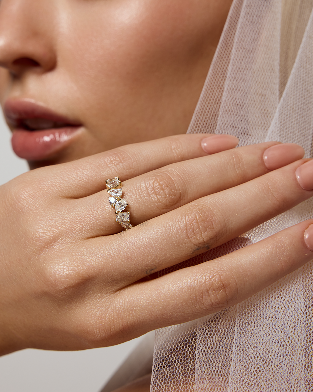 Seren Multicut Diamond Band
