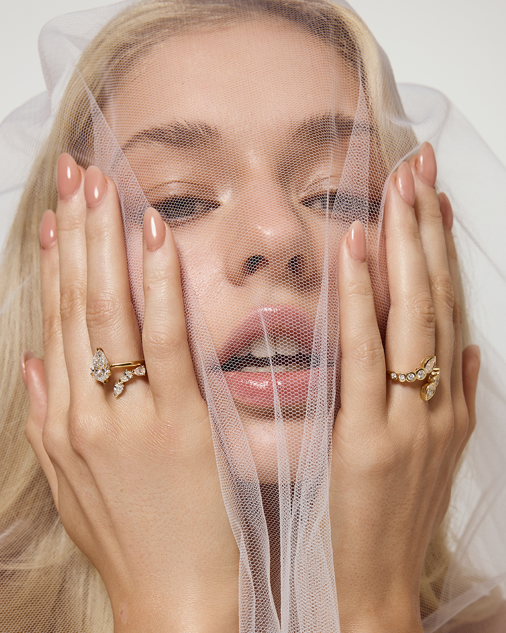 Ines Pear Diamond Wrap