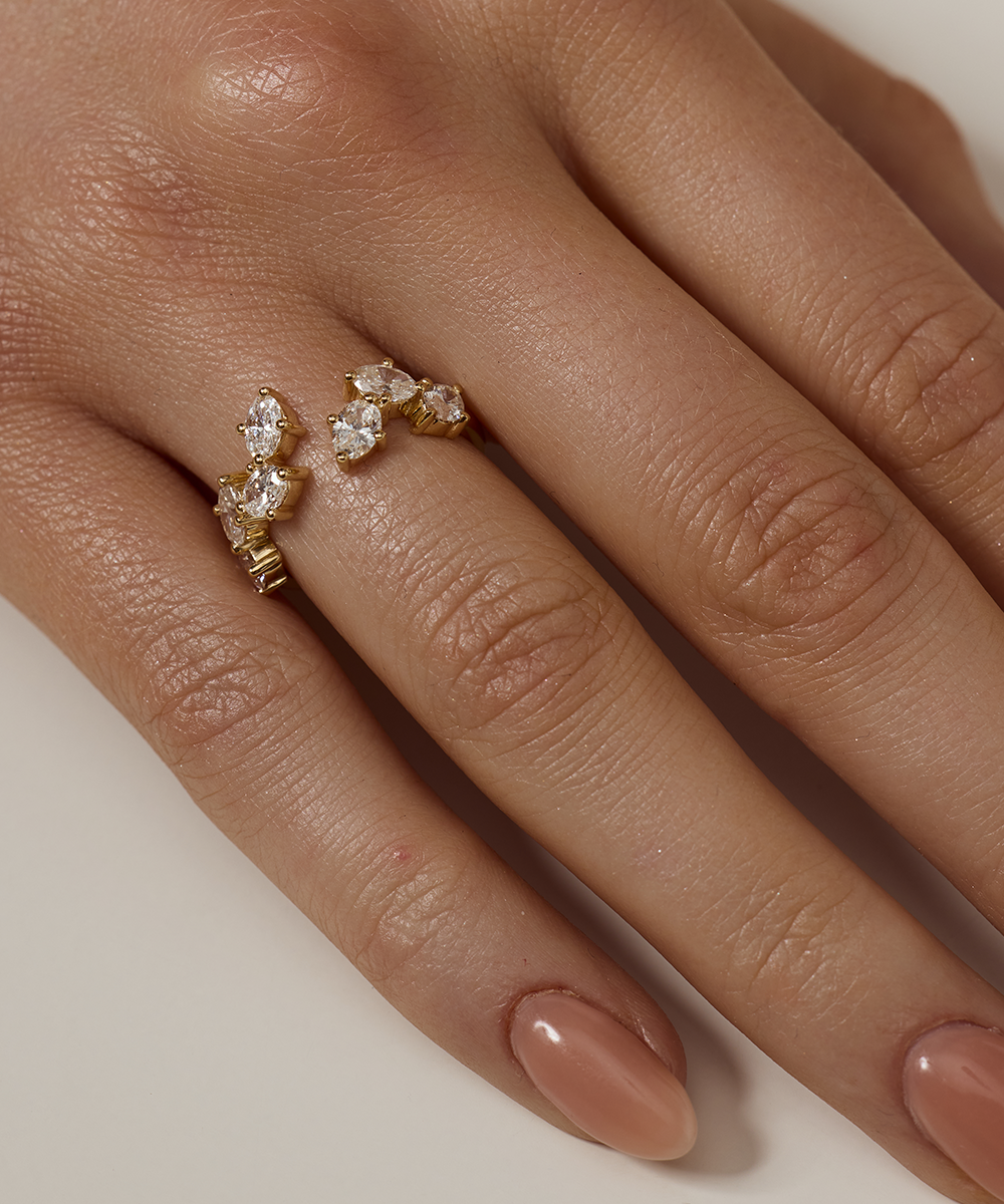 Camille Oval Diamond Wrap