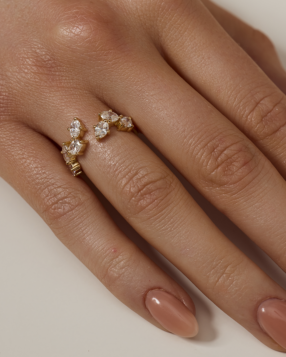 Camille Oval Diamond Wrap