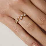 Colette Marquise Diamond Wrap Ring