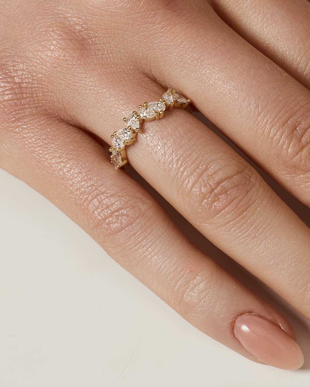 Odette Pear Diamond Band