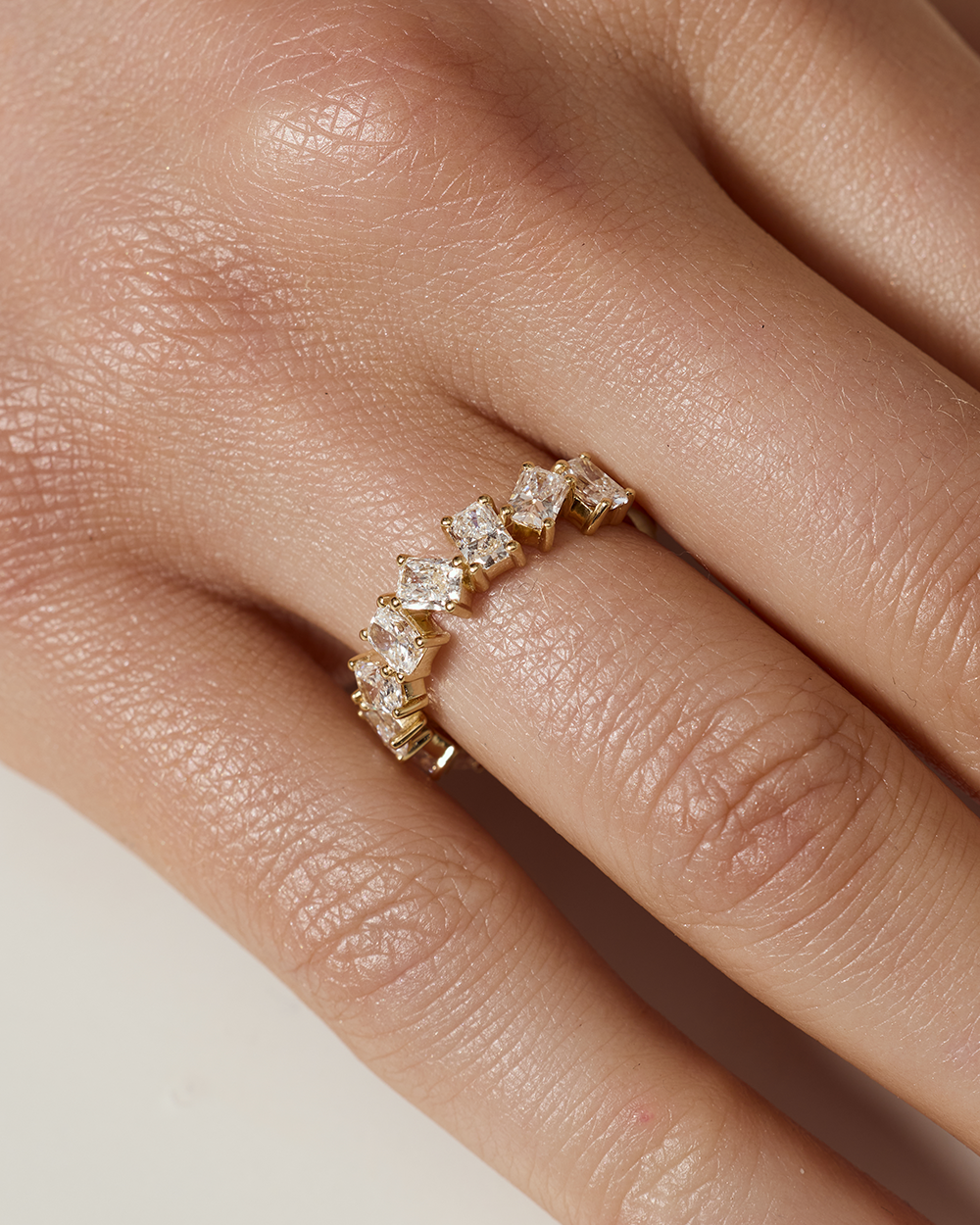 Odette Radiant Diamond Band