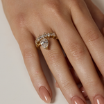 Mana Pear Diamond Engagement Ring