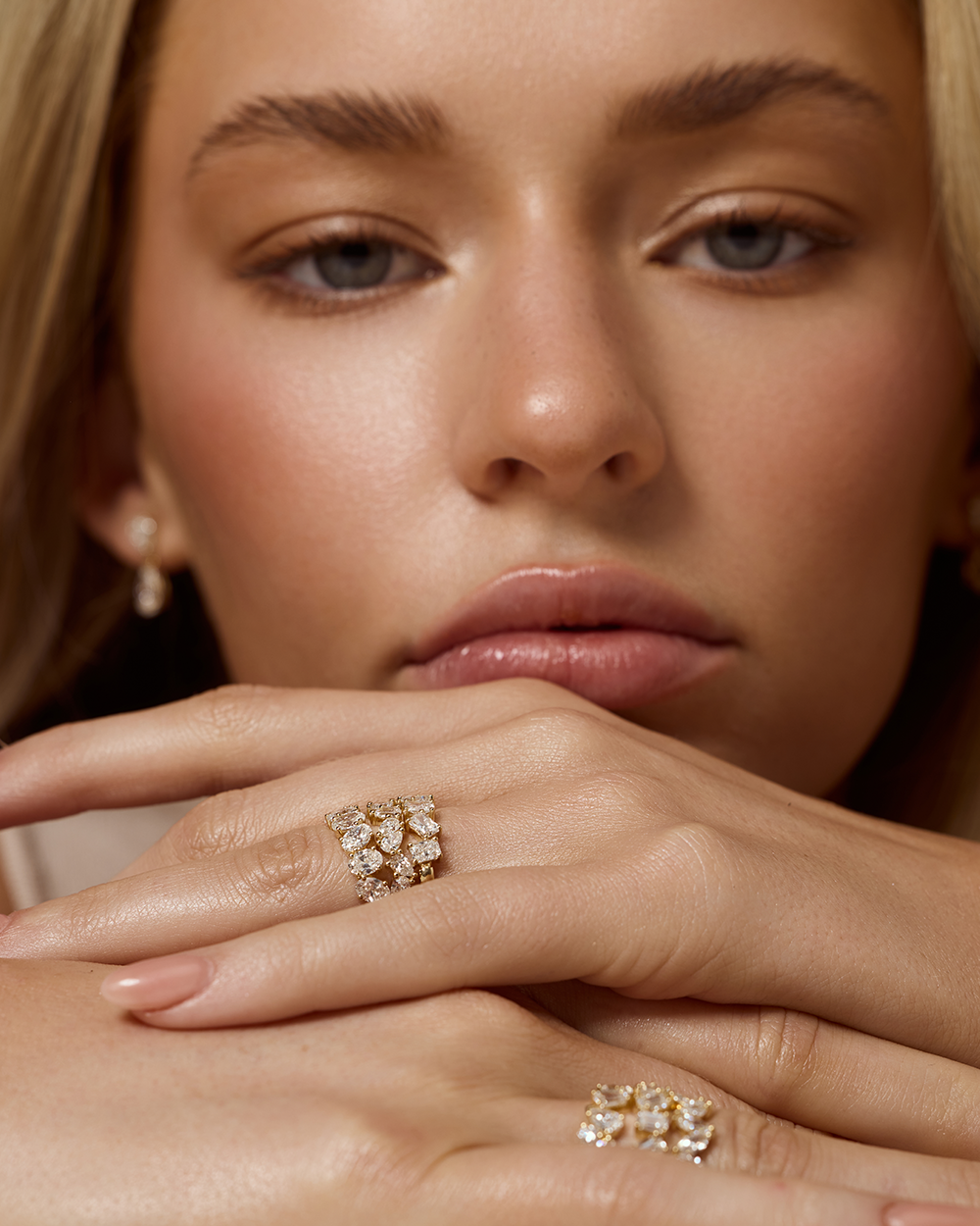 Odette Emerald Diamond Band