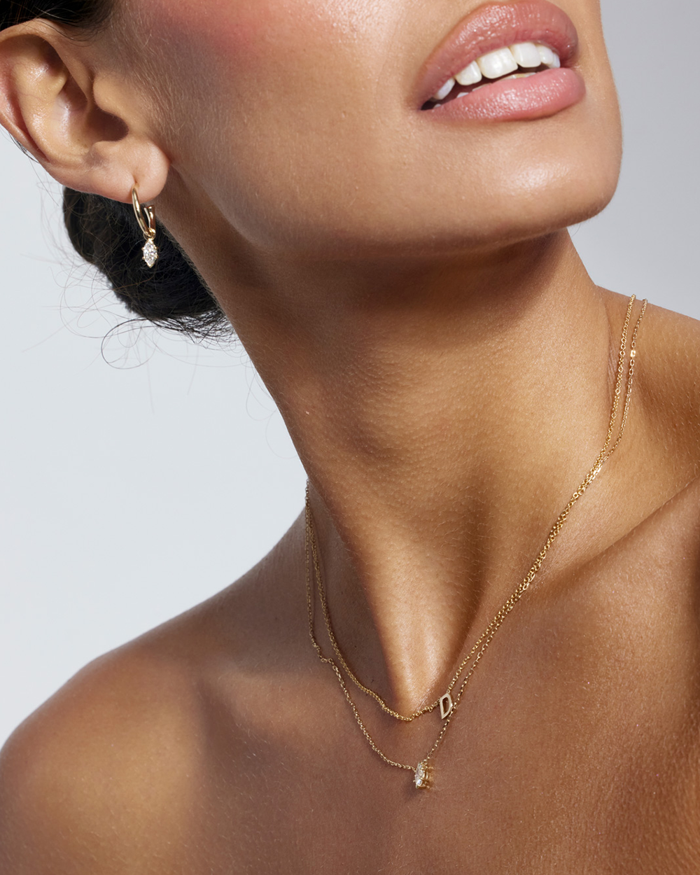 Marquise Diamond Charm
