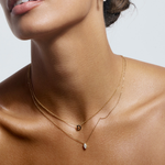 Marquise Solitaire Diamond Necklace