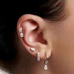 Eve Marquise and Pear Diamond Drop Earrings