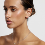 Pear Solitaire Diamond Necklace
