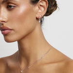 Marquise Solitaire Diamond Necklace