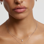 Marquise Solitaire Diamond Necklace