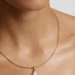 Leila Pear Diamond Necklace