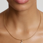 Leila Pear Diamond Necklace