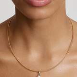 Leila Pear Diamond Necklace