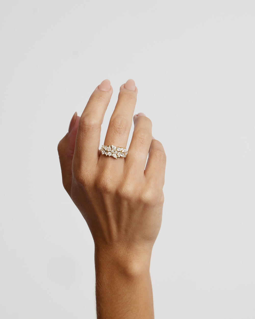 Sana Cluster Diamond Ring