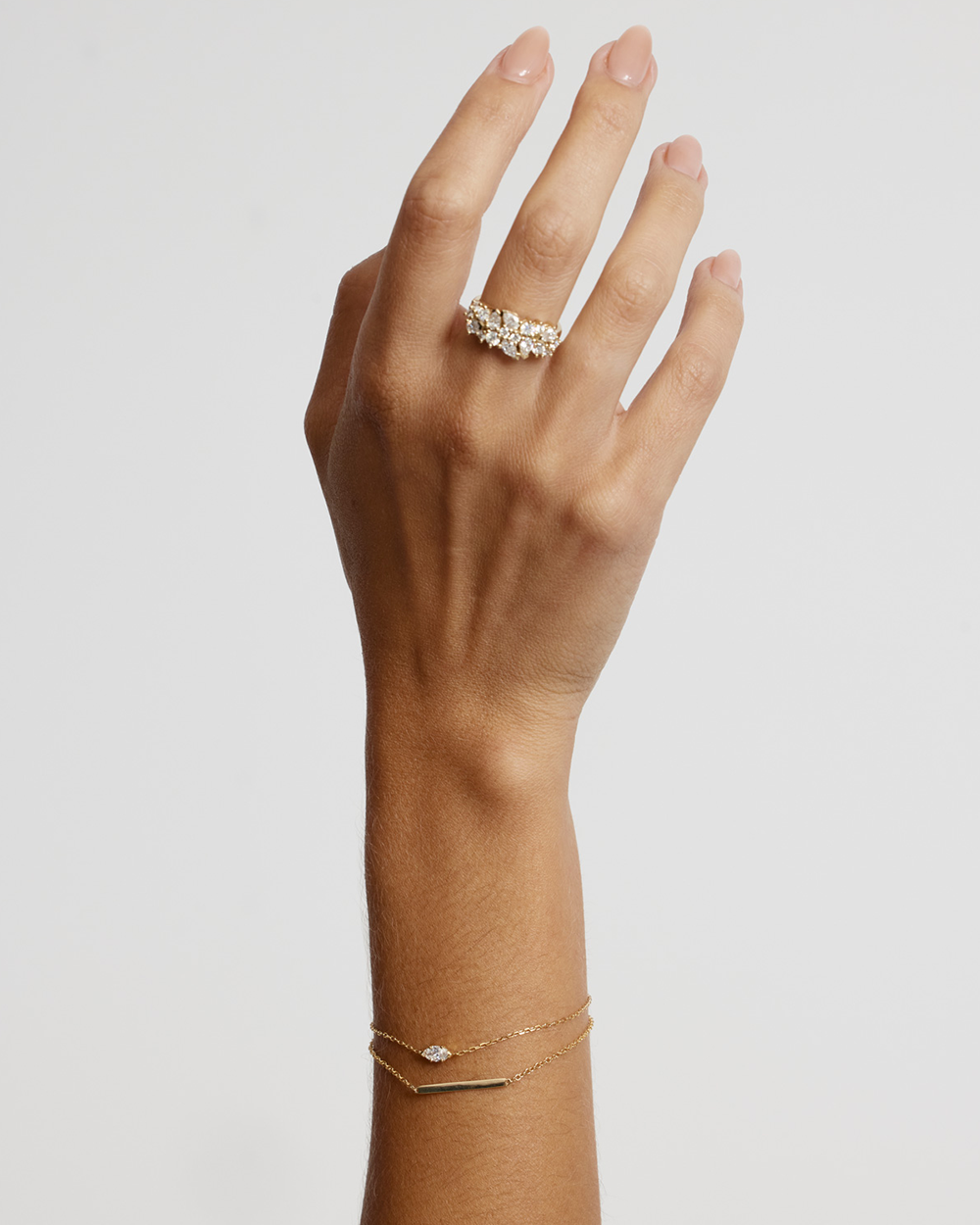 Sana Cluster Diamond Ring