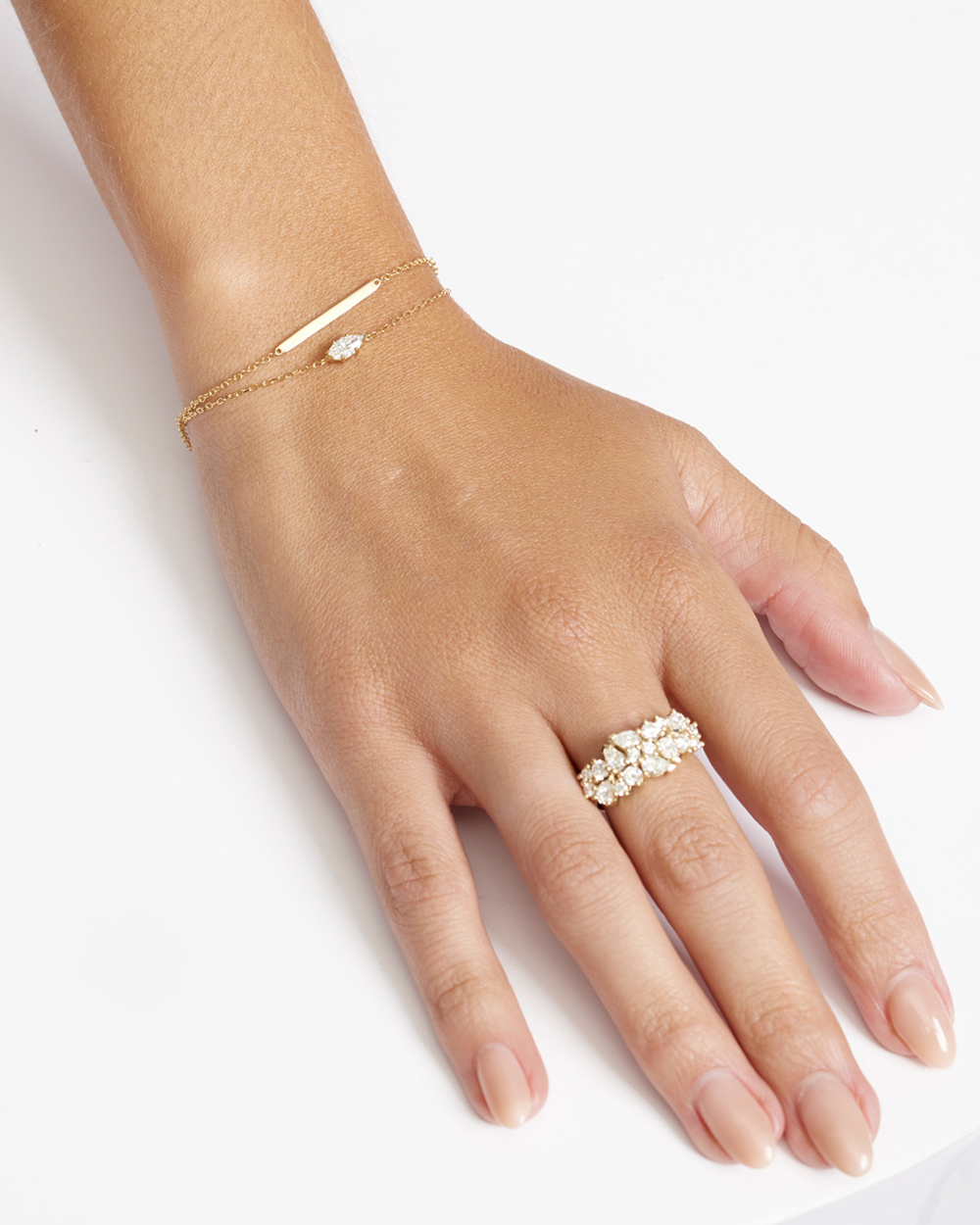 Sana Cluster Diamond Ring