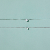 Pear Solitaire Diamond Necklace