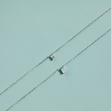 Emerald Solitaire Diamond Necklace