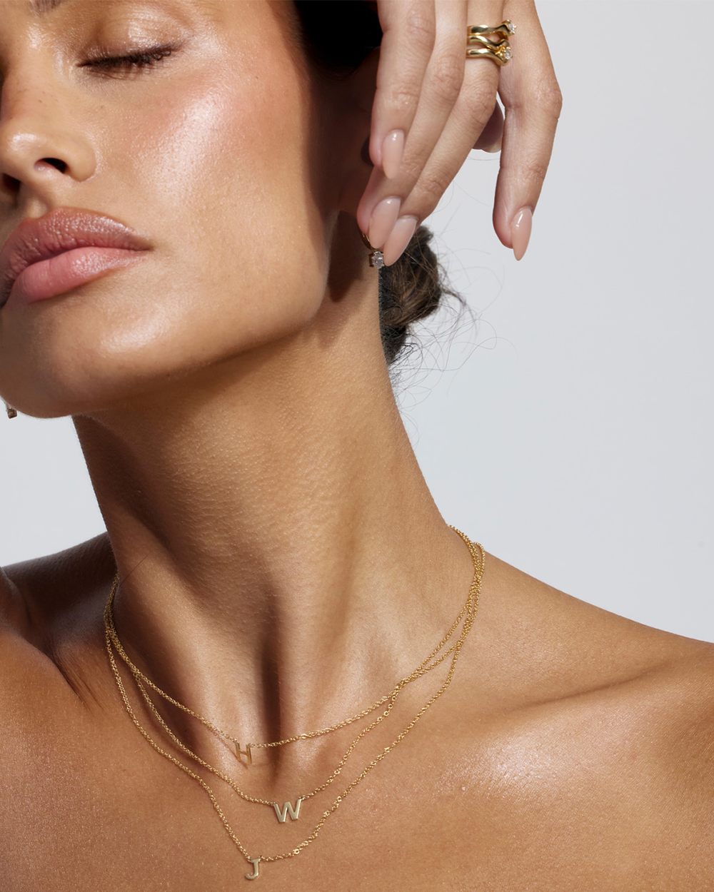 Single Initial Necklace