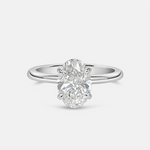 Grace 2.02ct Oval Diamond Solitaire Engagement Ring