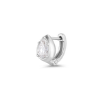 Cleo Pear Diamond Huggies classajewellers