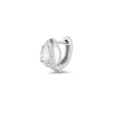Cleo Pear Diamond Huggies classajewellers