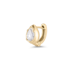 Cleo Pear Diamond Huggies classajewellers